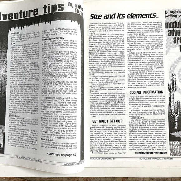 Hardcore Computing 1983 Issue #3 Volume 1 graphics & programing 72 pages. - Picture 8 of 11